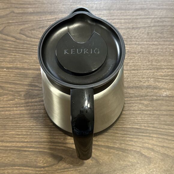 Keurig Hot 2.0 Thermal Carafe 32 oz Stainless Steel Black Lid Coffee Pot 1431X - Picture 2 of 9